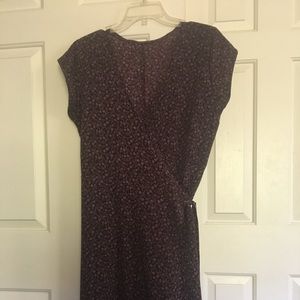 Mid-length wrap dress